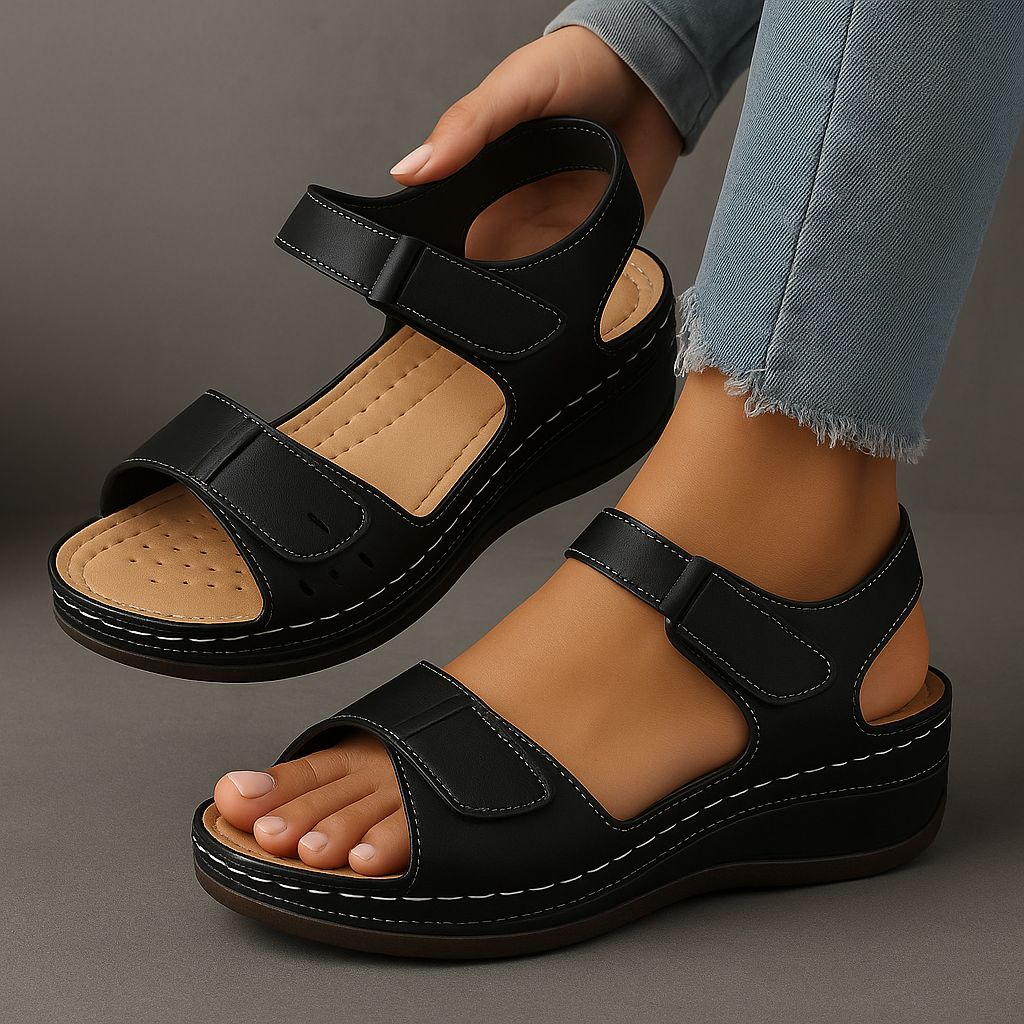 Veera | Sandalias ortopédicas con cuña