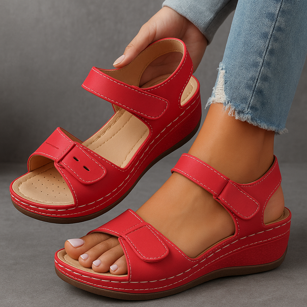 Veera | Sandalias ortopédicas con cuña