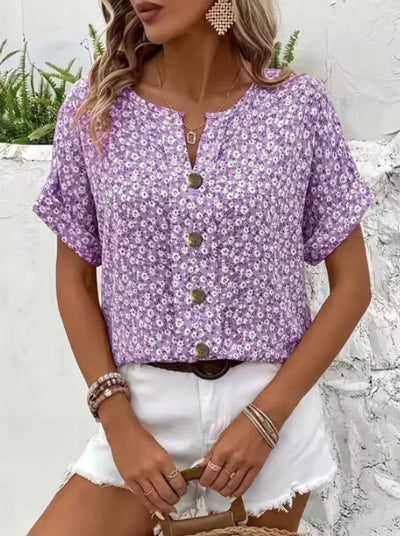 Avira | Top elegante, veraniega y con estampado floral