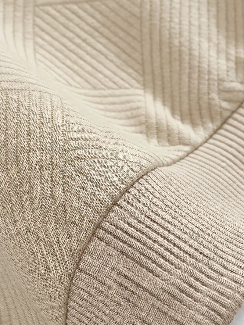 Baldrick | Sudadera vintage con cremallera y estampado geométrico