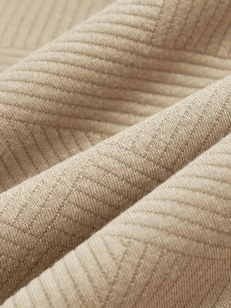 Baldrick | Sudadera vintage con cremallera y estampado geométrico