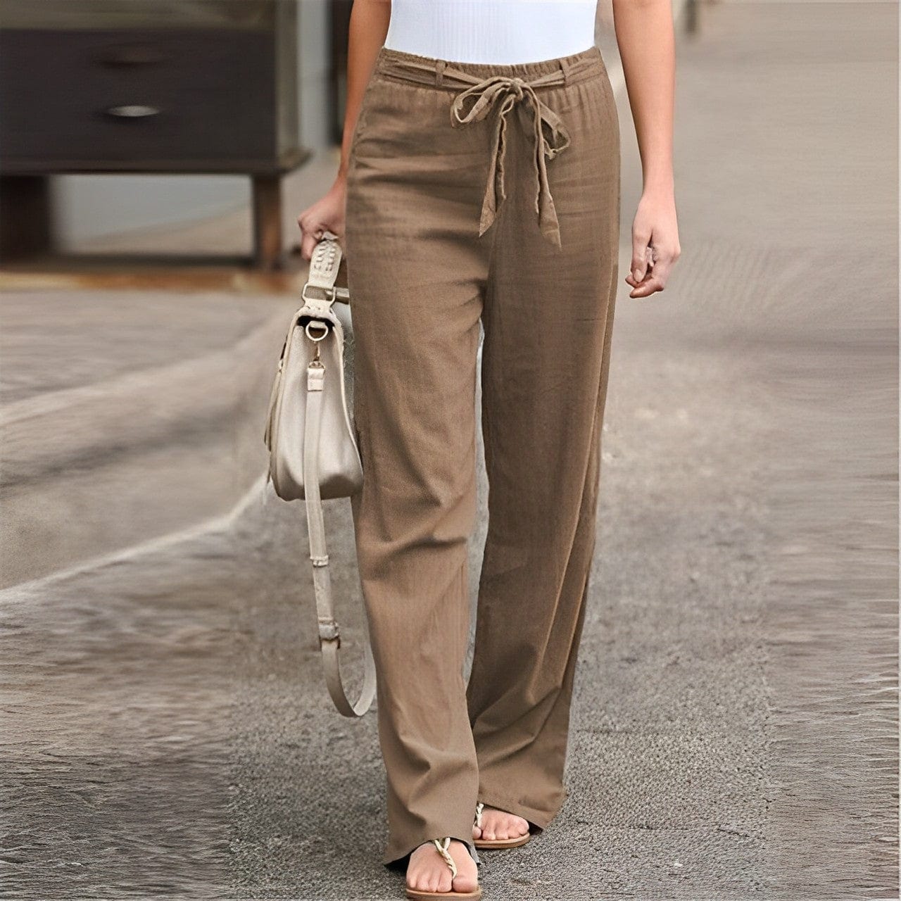 Sanne | Pantalón de lino para mujer