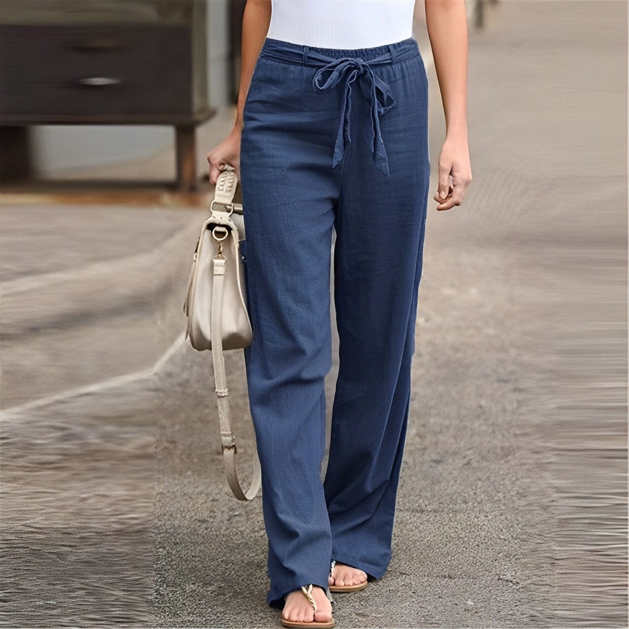 Sanne | Pantalón de lino para mujer