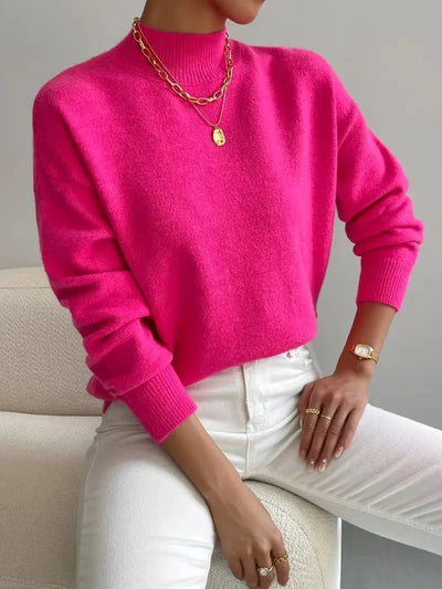 Maria | Jersey de cuello alto elegante y cómodo