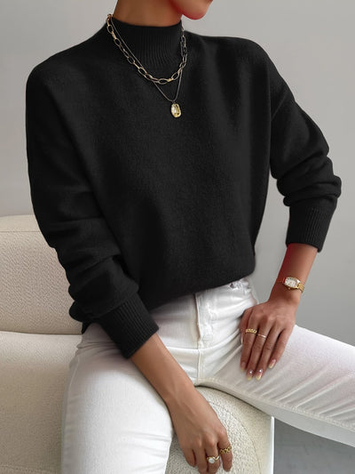 Maria | Jersey de cuello alto elegante y cómodo