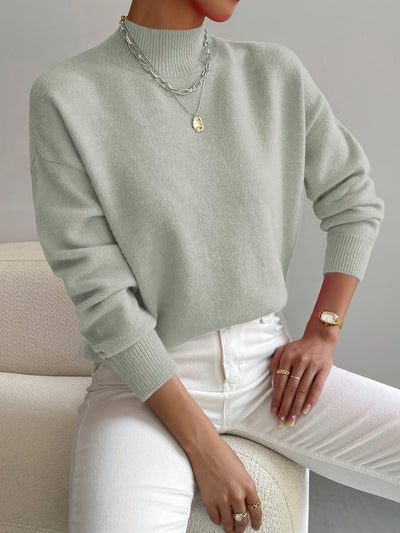Maria | Jersey de cuello alto elegante y cómodo