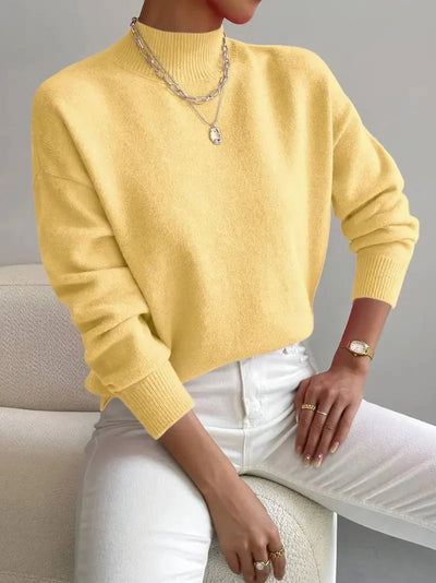 Maria | Jersey de cuello alto elegante y cómodo