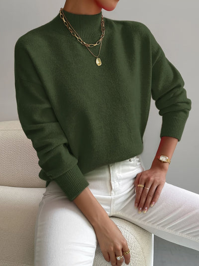 Maria | Jersey de cuello alto elegante y cómodo