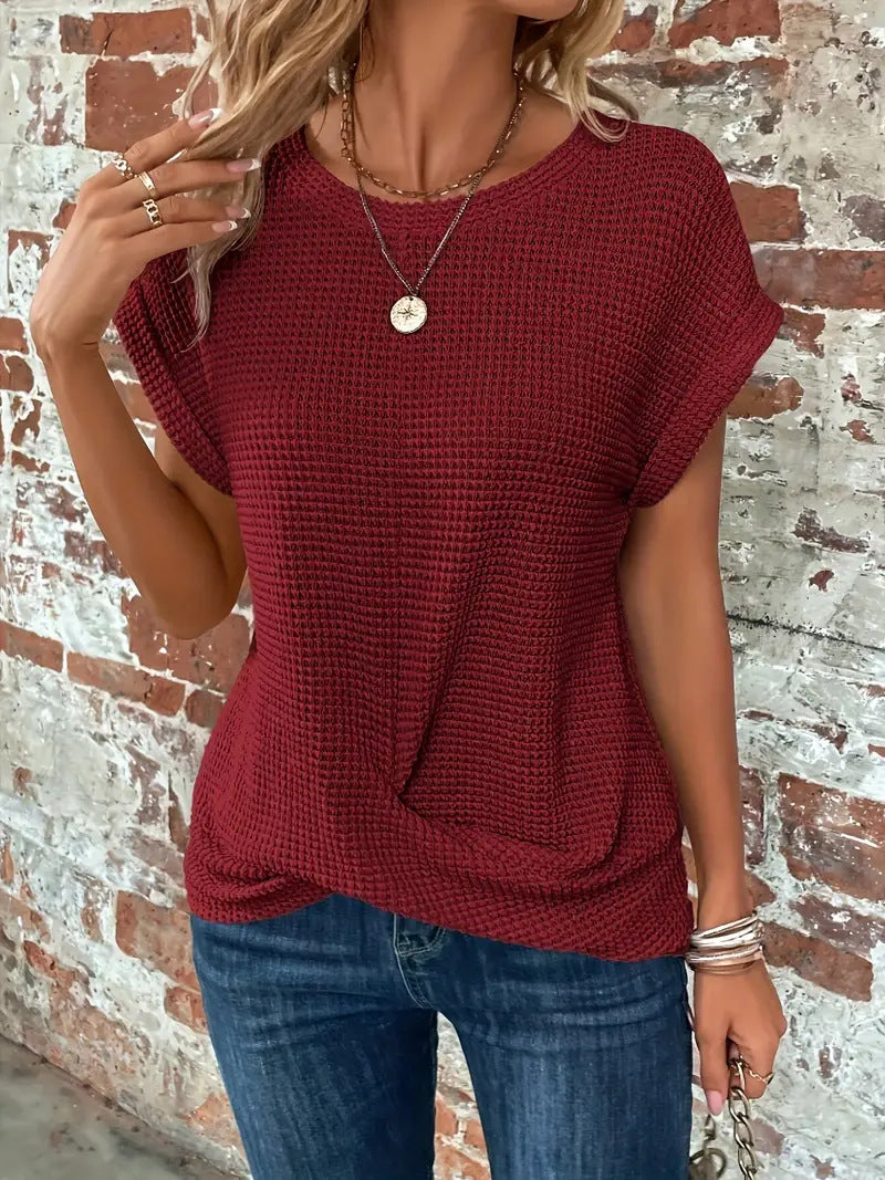 Ellis | Blusa elegante con cuello redondo