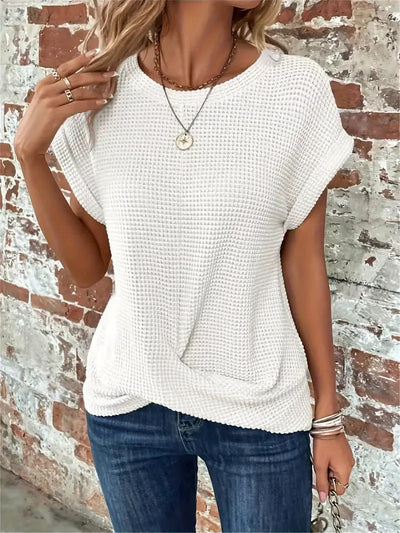 Ellis | Blusa elegante con cuello redondo