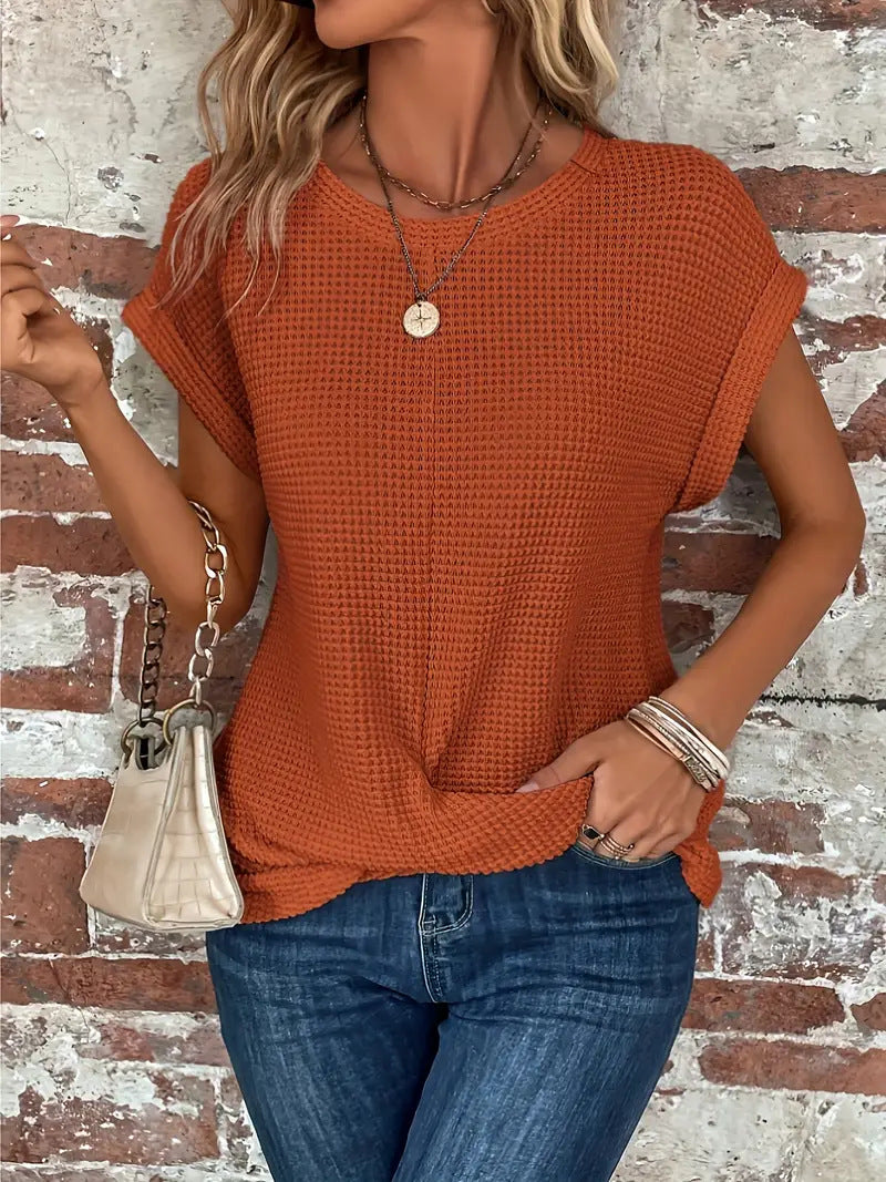 Ellis | Blusa elegante con cuello redondo