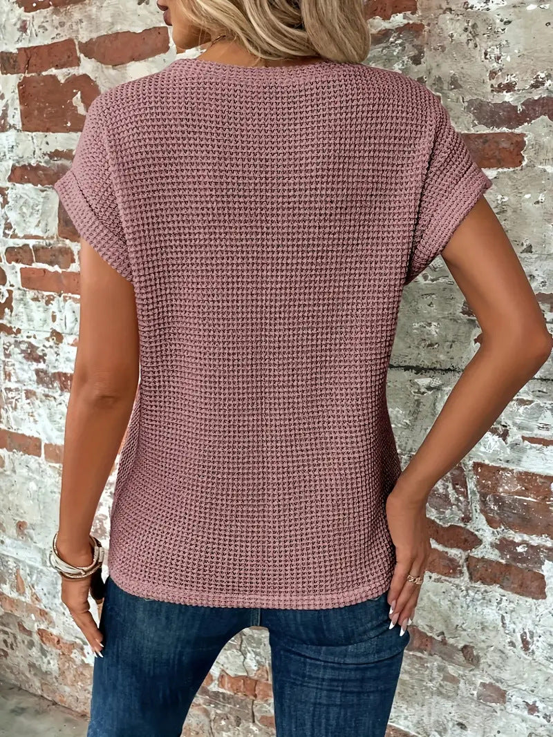 Ellis | Blusa elegante con cuello redondo