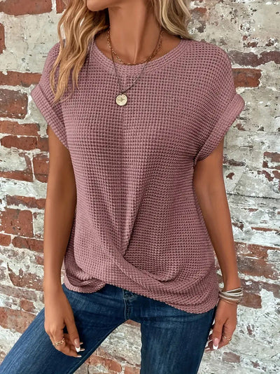 Ellis | Blusa elegante con cuello redondo