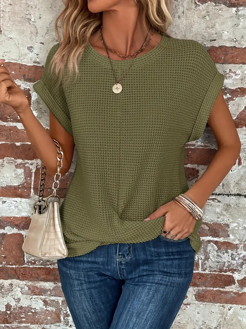 Ellis | Blusa elegante con cuello redondo
