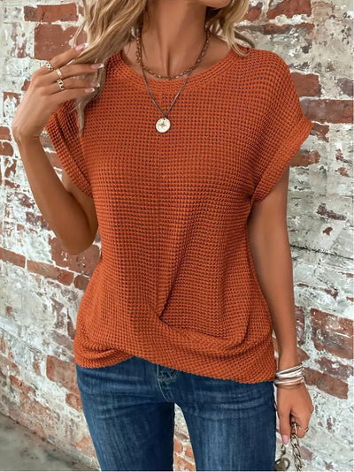 Ellis | Blusa elegante con cuello redondo